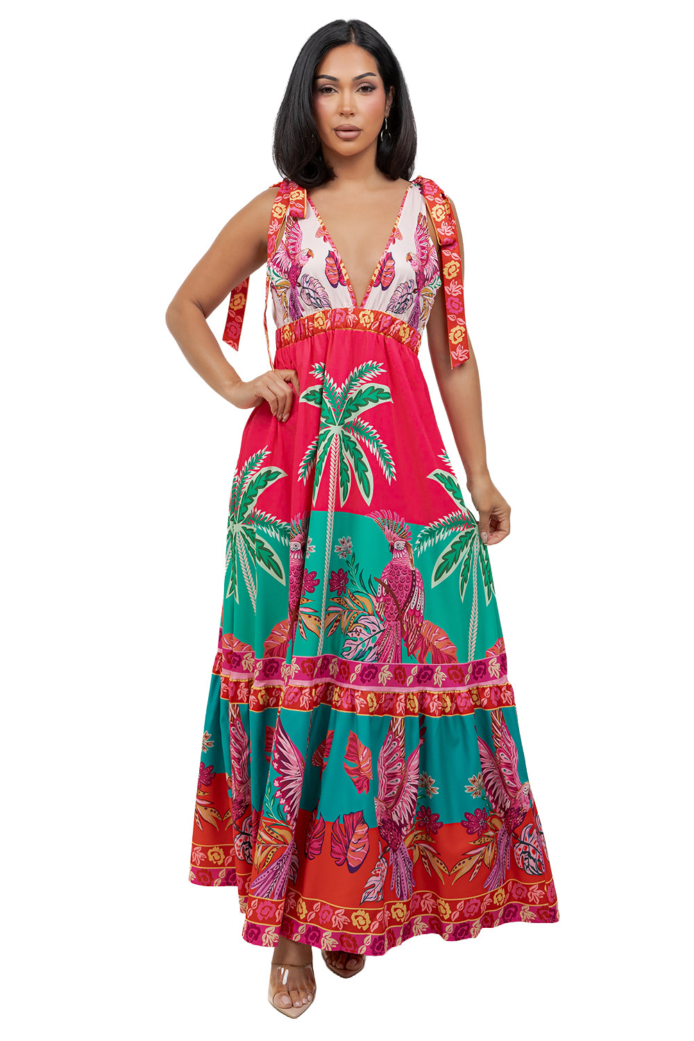 WOMEN FASHION SUMMER LONG MAXI DRESS