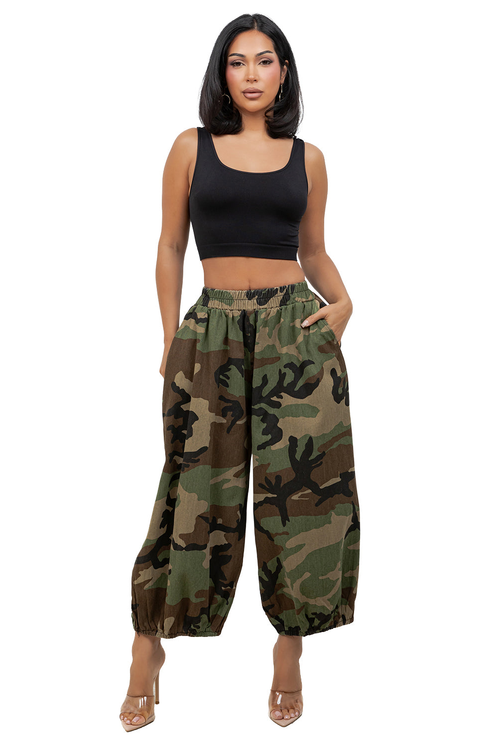 WOMEN FASHION HAREM STYLE OVERSIZE  PANTS