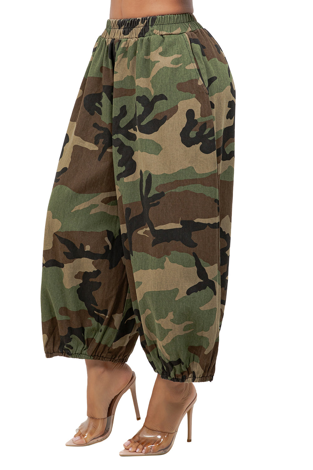 WOMEN FASHION HAREM STYLE OVERSIZE  PANTS