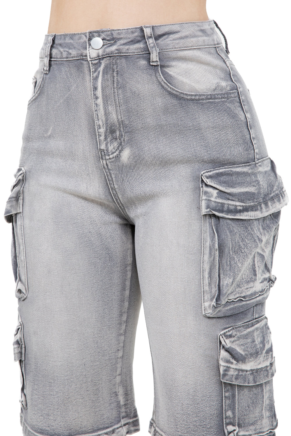 WOMEN FASHION CARGO BERMUDA SHORT