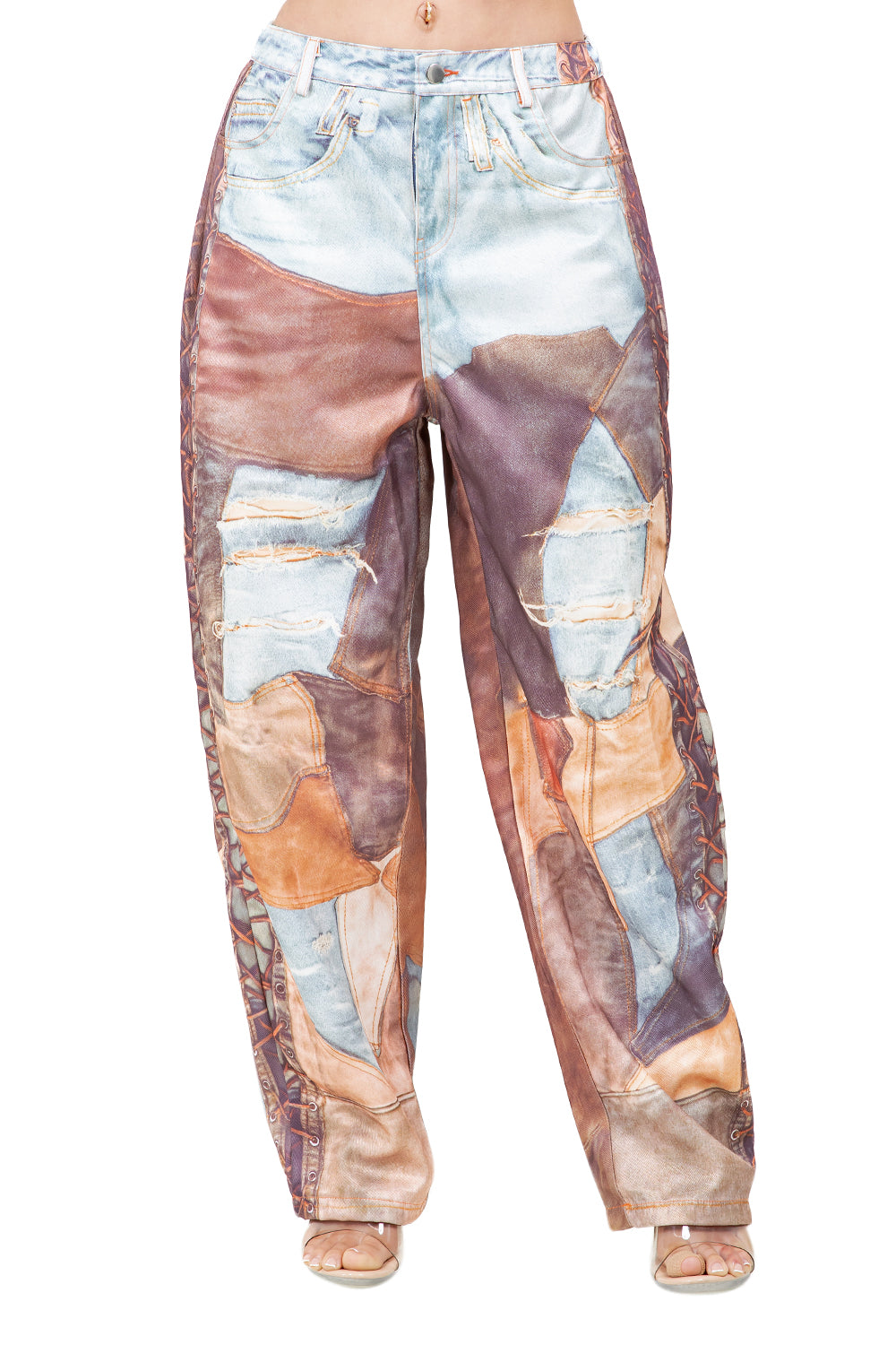 WOMEN FASHION 3D PRINT CASUAL PANTS
