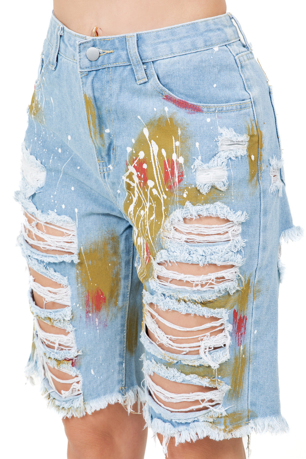 WOMEN FASHION DENIM SHORT
