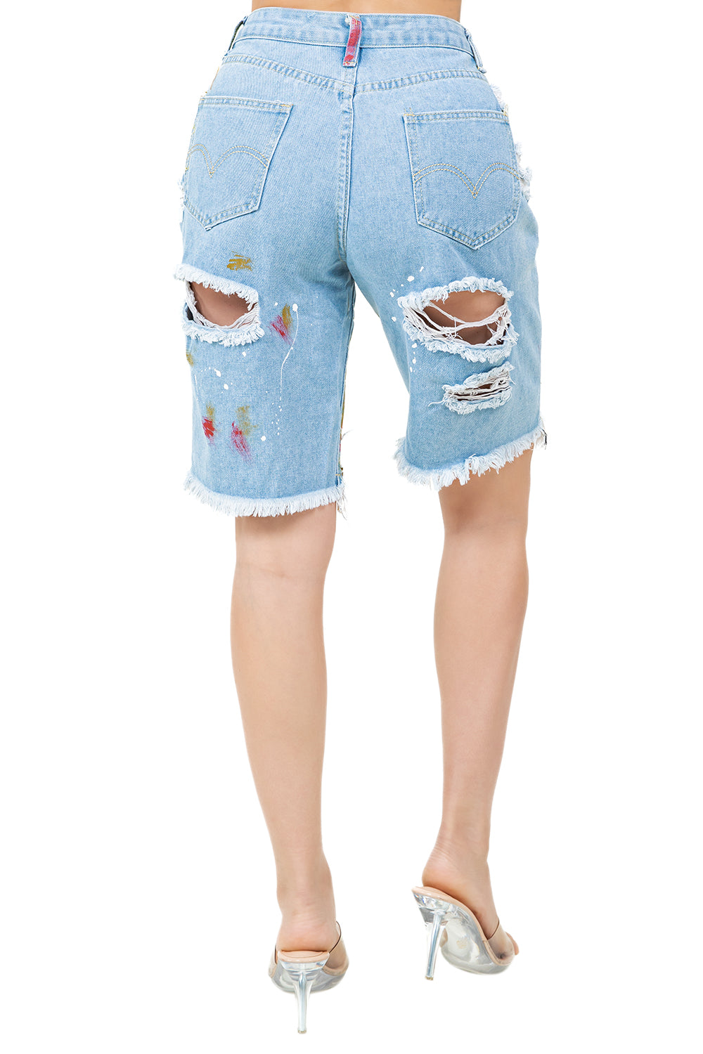 WOMEN FASHION DENIM SHORT