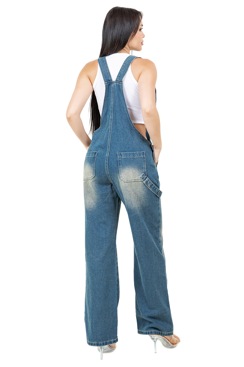 WOMEN FASHION DENIM OVERALLS PANTS