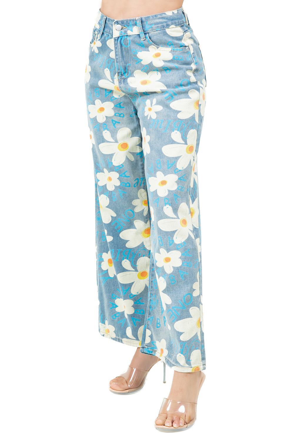 WOMEN FASHION STYLE DENIM PANTS
