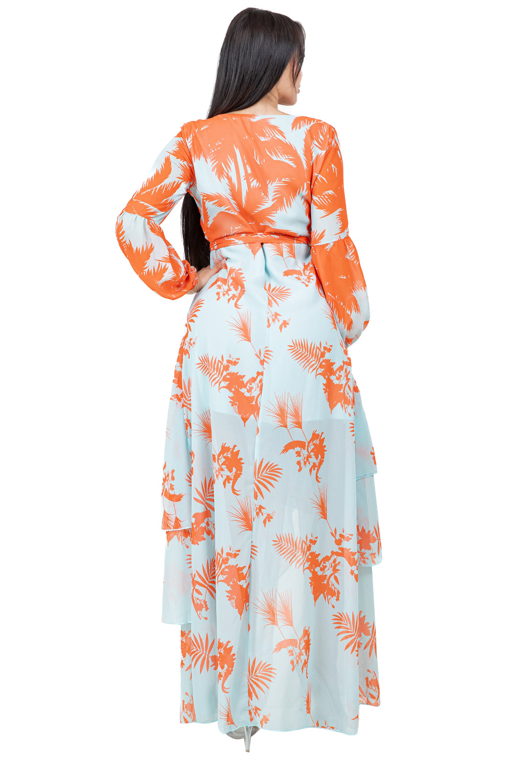 WOMEN FASHION LONG MAXI CHIFFON DRESS