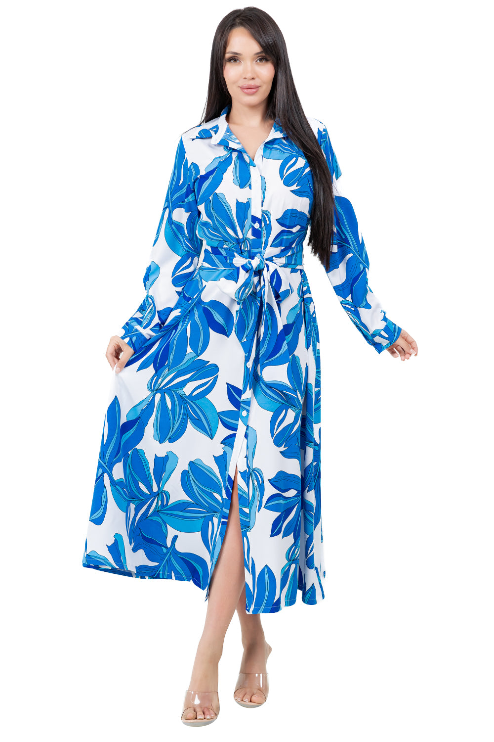 WOMEN FASHION LONG MAXI CHIFFON DRESS