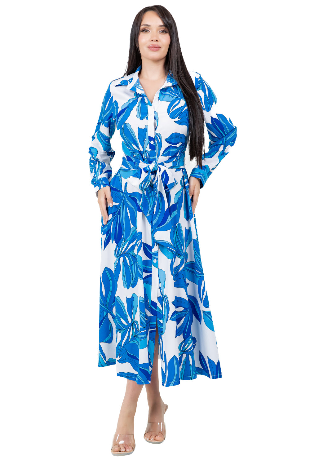 WOMEN FASHION LONG MAXI CHIFFON DRESS
