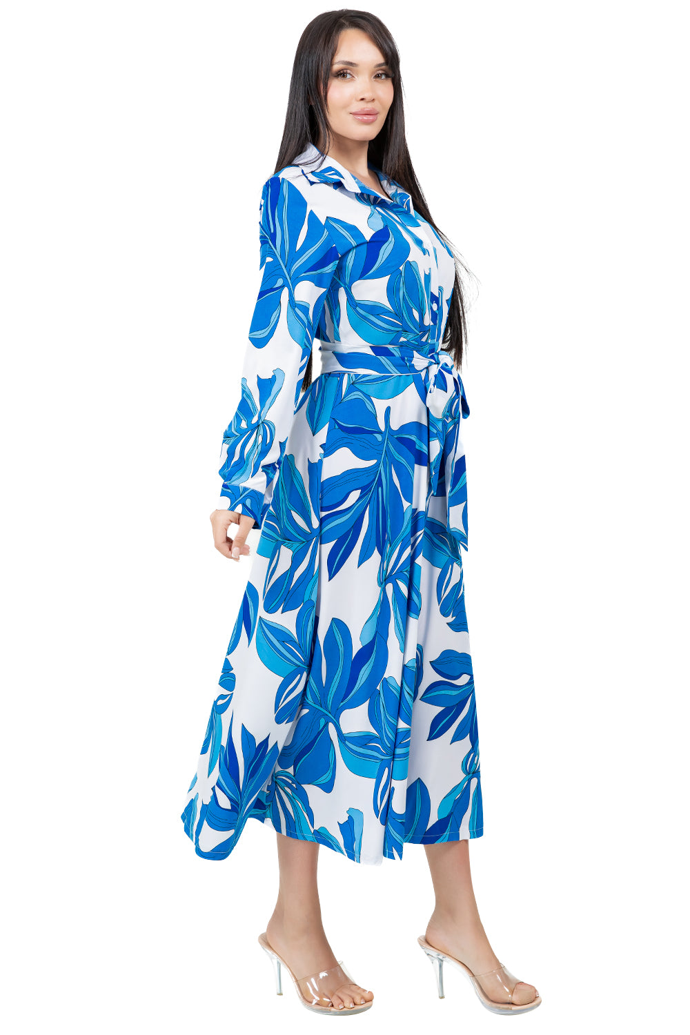 WOMEN FASHION LONG MAXI CHIFFON DRESS