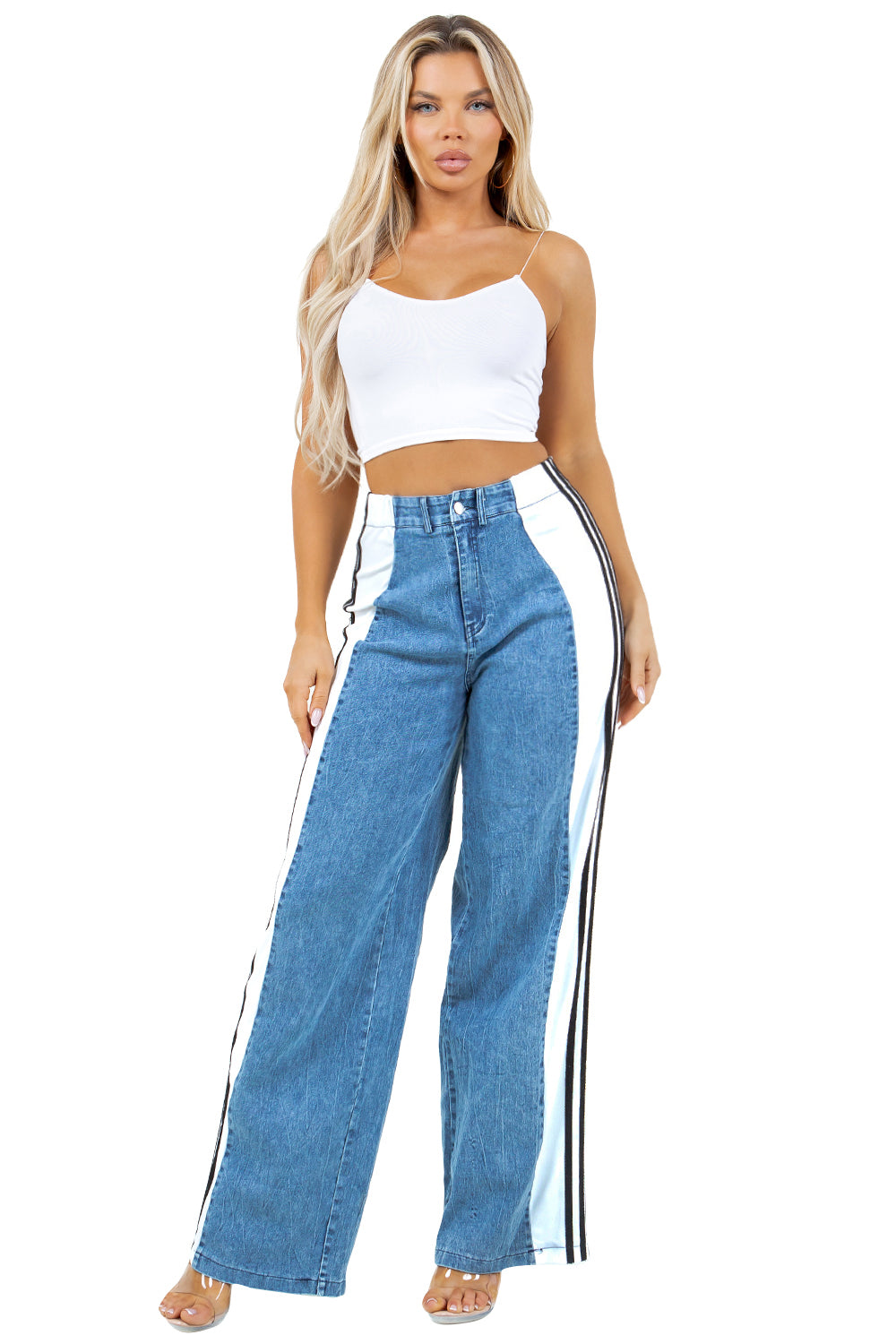 WOMEN FASHION CASUAL DENIM PANTS