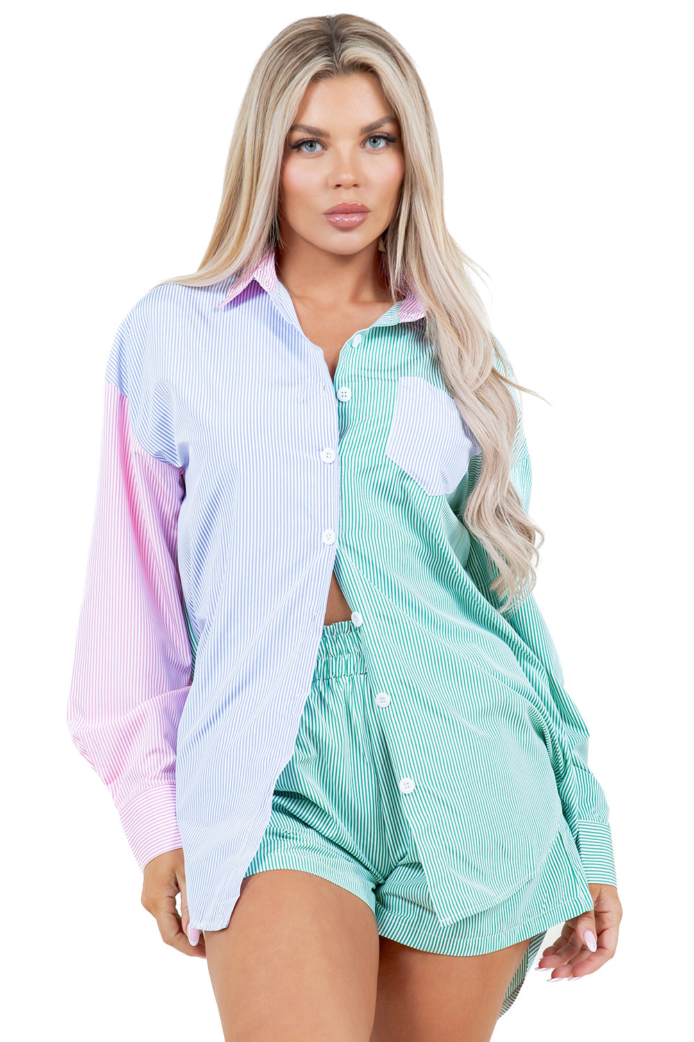 WOMEN FASHION 2PCS SHORT SET