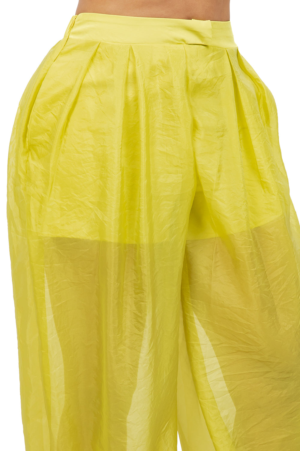 WOMEN FASHION MESH BALOON TROUSERS