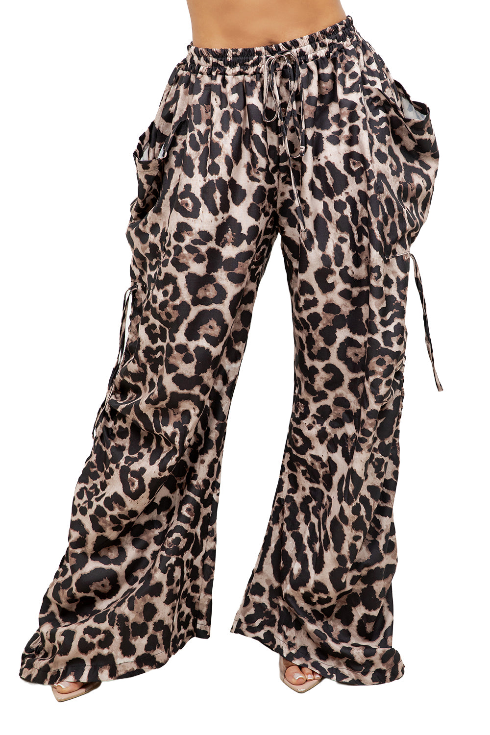 WOMEN FASHION CASUAL WIDE LEG PANTS