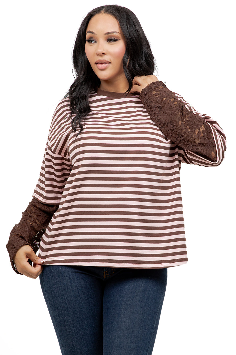 WOMEN FASHION LAYERED LONG SLEEVE T-SHIRT