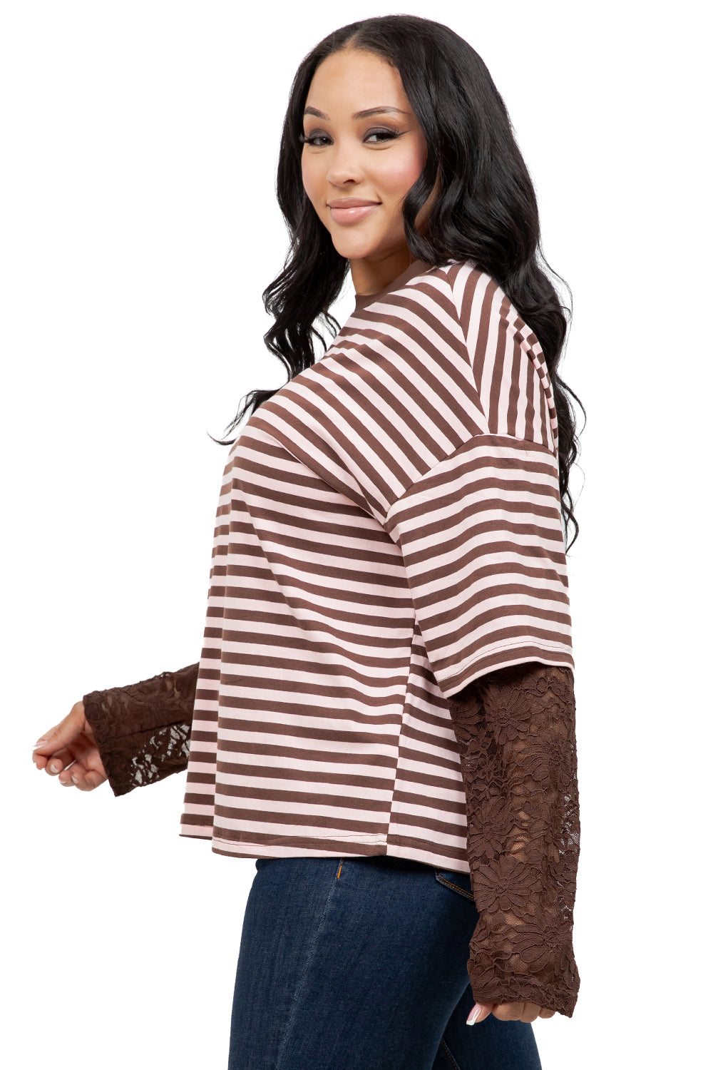 WOMEN FASHION LAYERED LONG SLEEVE T-SHIRT