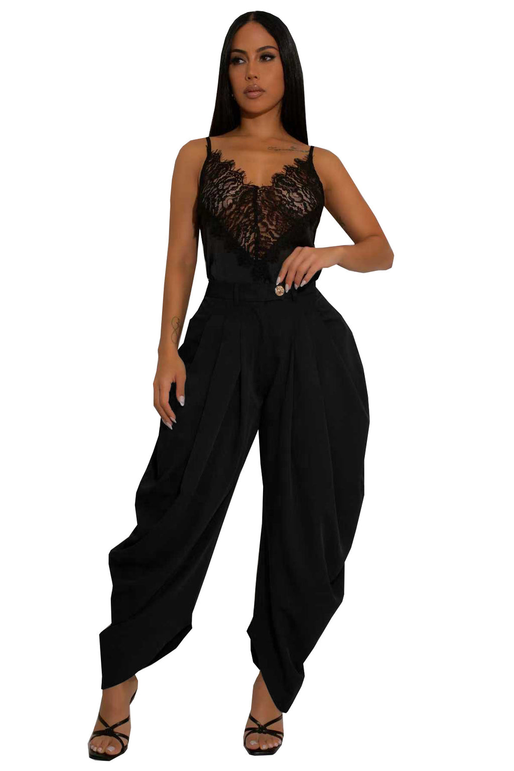 WOMEN FASHION HAREM LEG PANTS