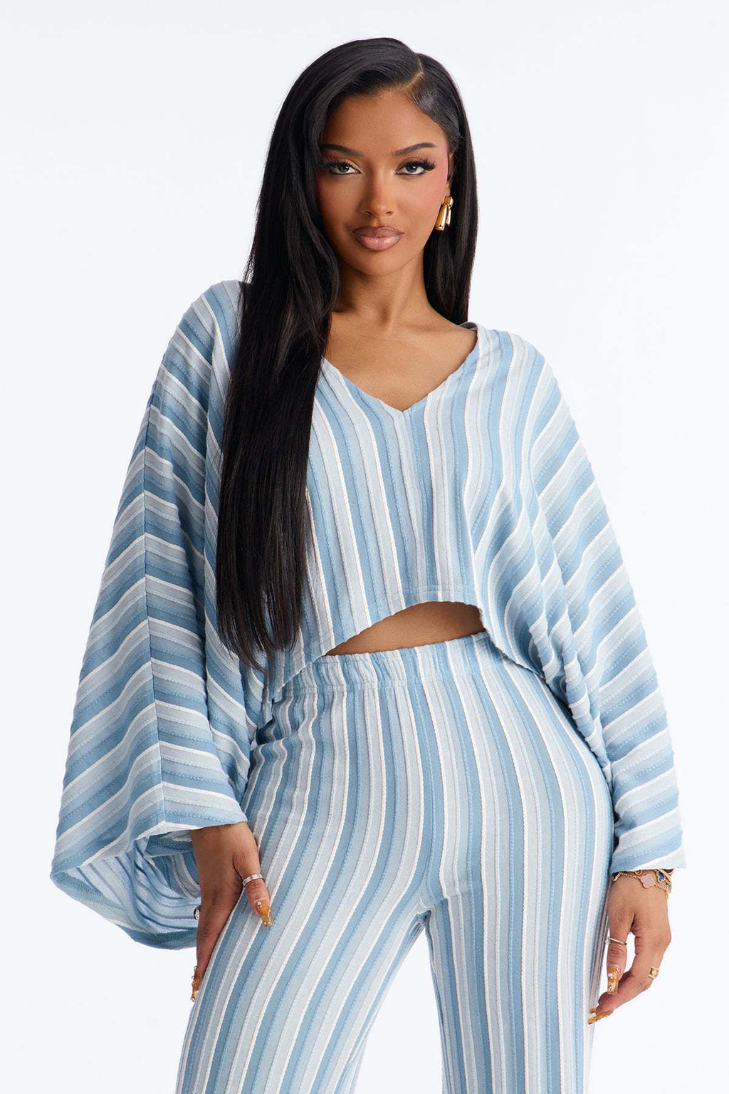 WOMEN FASHION SUMMER TWO PIECE PANT SET