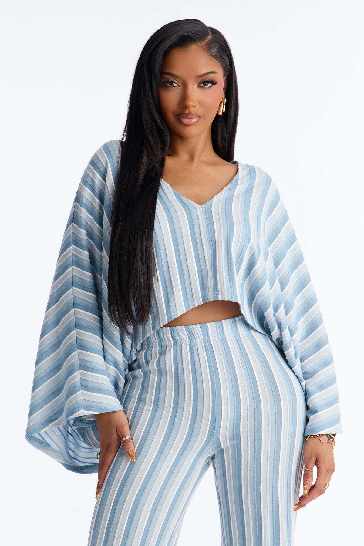 WOMEN FASHION SUMMER TWO PIECE PANT SET