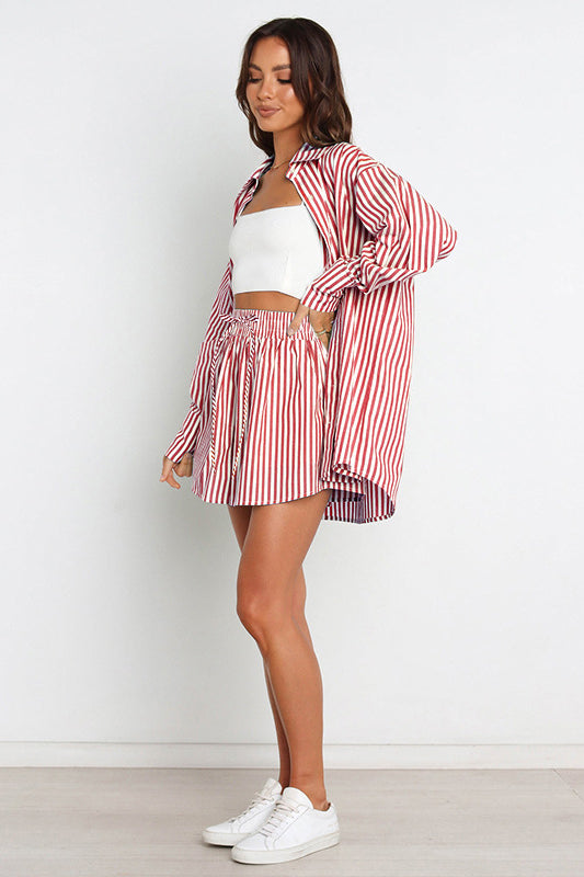 WOMEN FASHION 2PC SHIRT AND SHORT SET