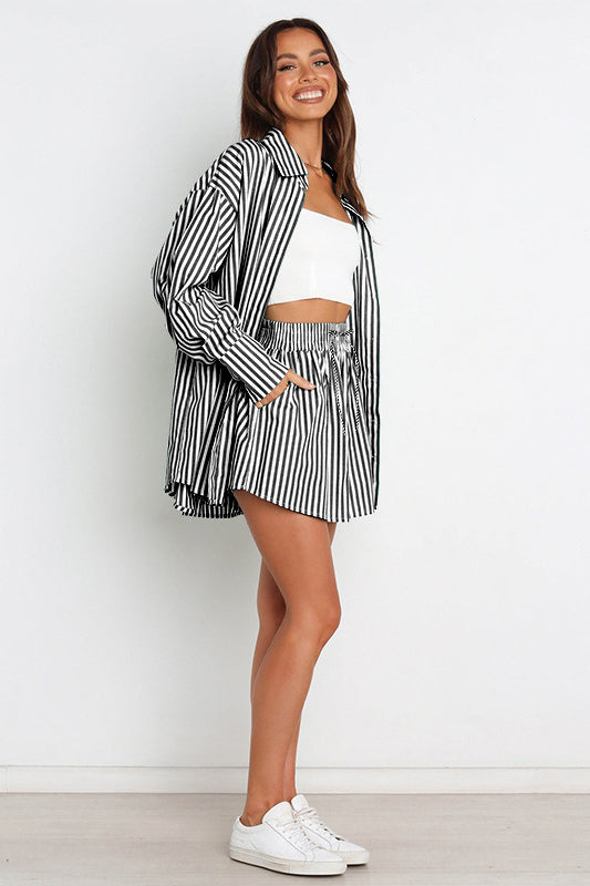 WOMEN FASHION 2PC SHIRT AND SHORT SET
