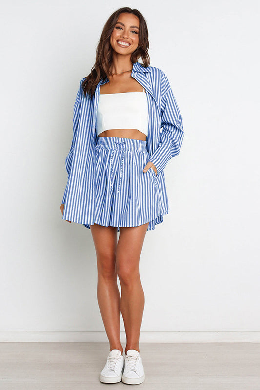 WOMEN FASHION 2PC SHIRT AND SHORT SET