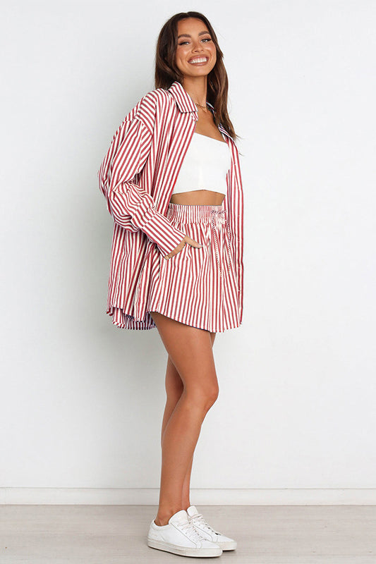 WOMEN FASHION 2PC SHIRT AND SHORT SET