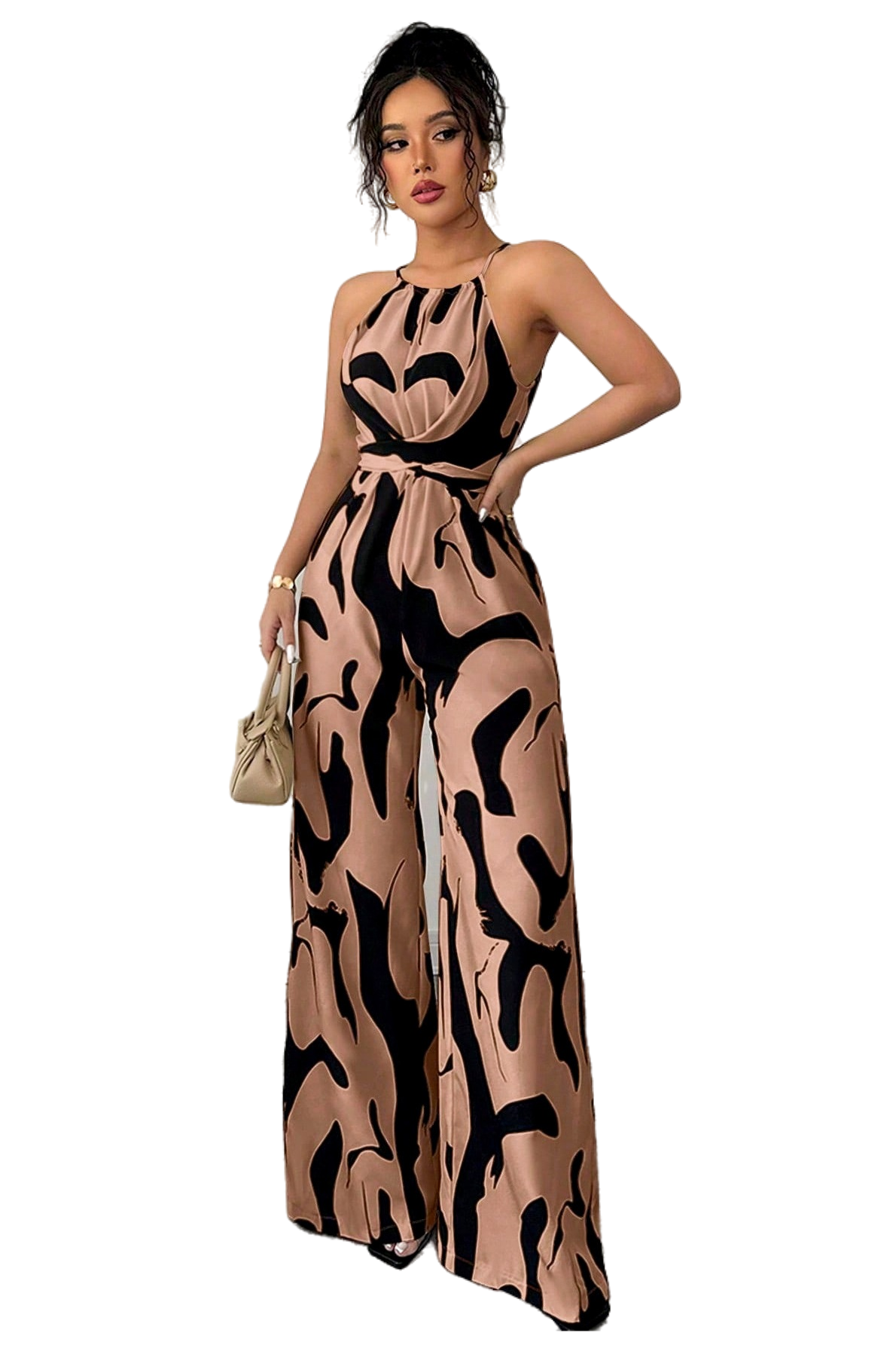 WOMEN FASHION STYLE SLEEVELESS JUMPSUIT