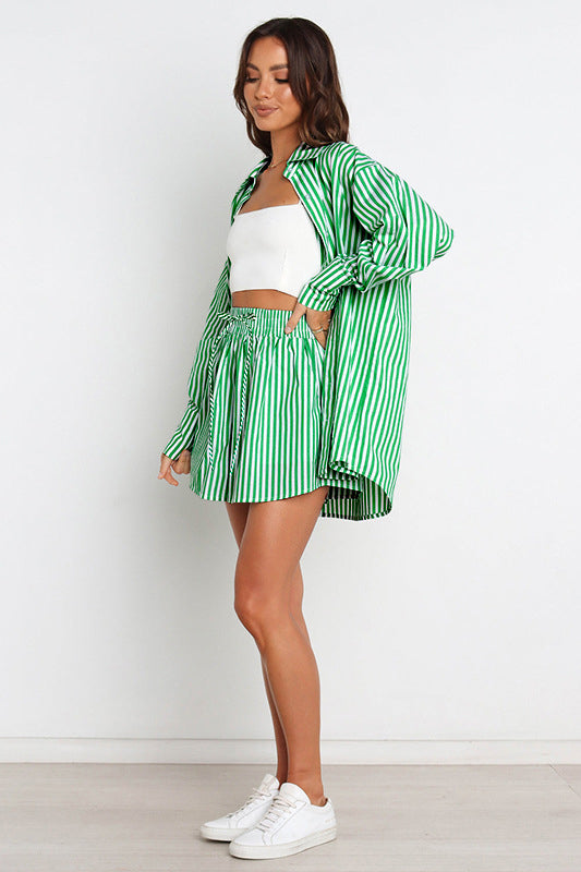 WOMEN FASHION 2PC SHIRT AND SHORT SET