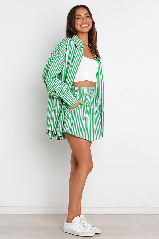 WOMEN FASHION 2PC SHIRT AND SHORT SET
