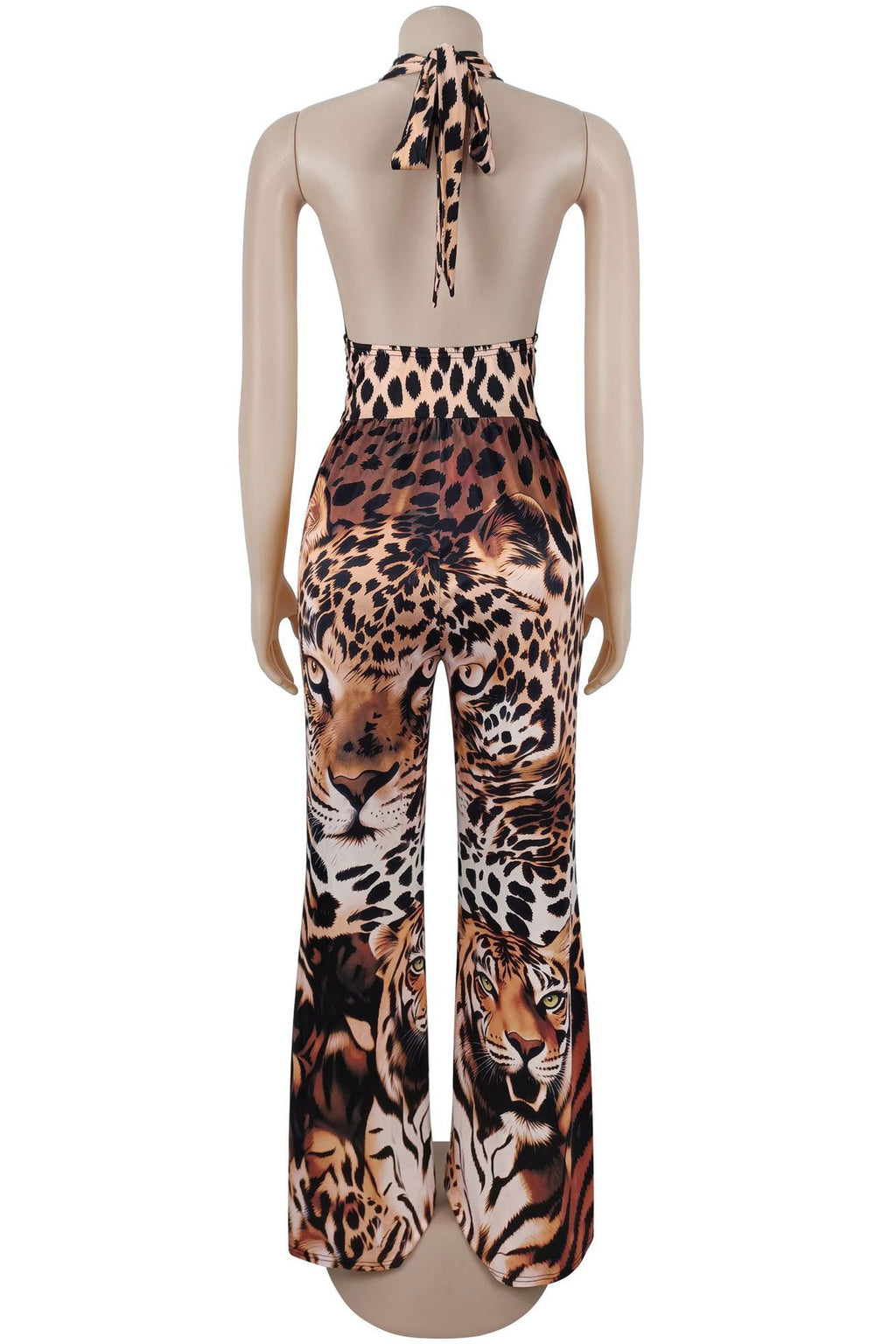 WOMEN FASHION CASUAL SLEEVELESS JUMPSUIT