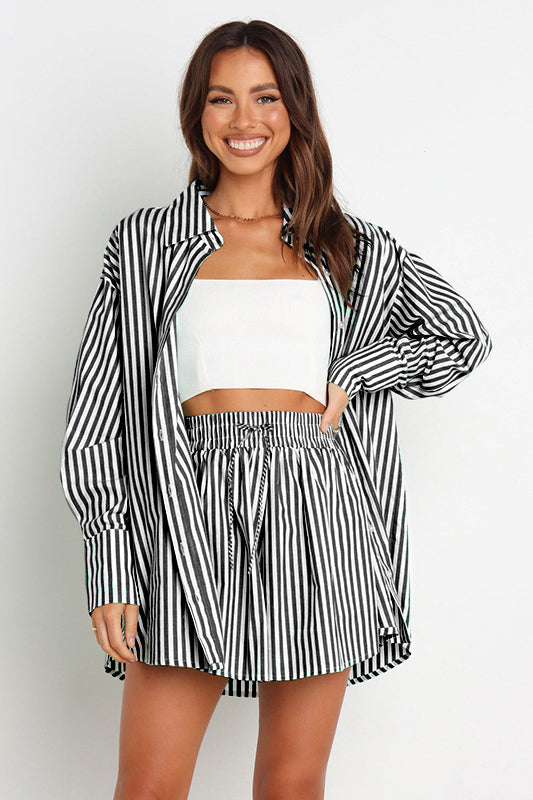 WOMEN FASHION 2PC SHIRT AND SHORT SET