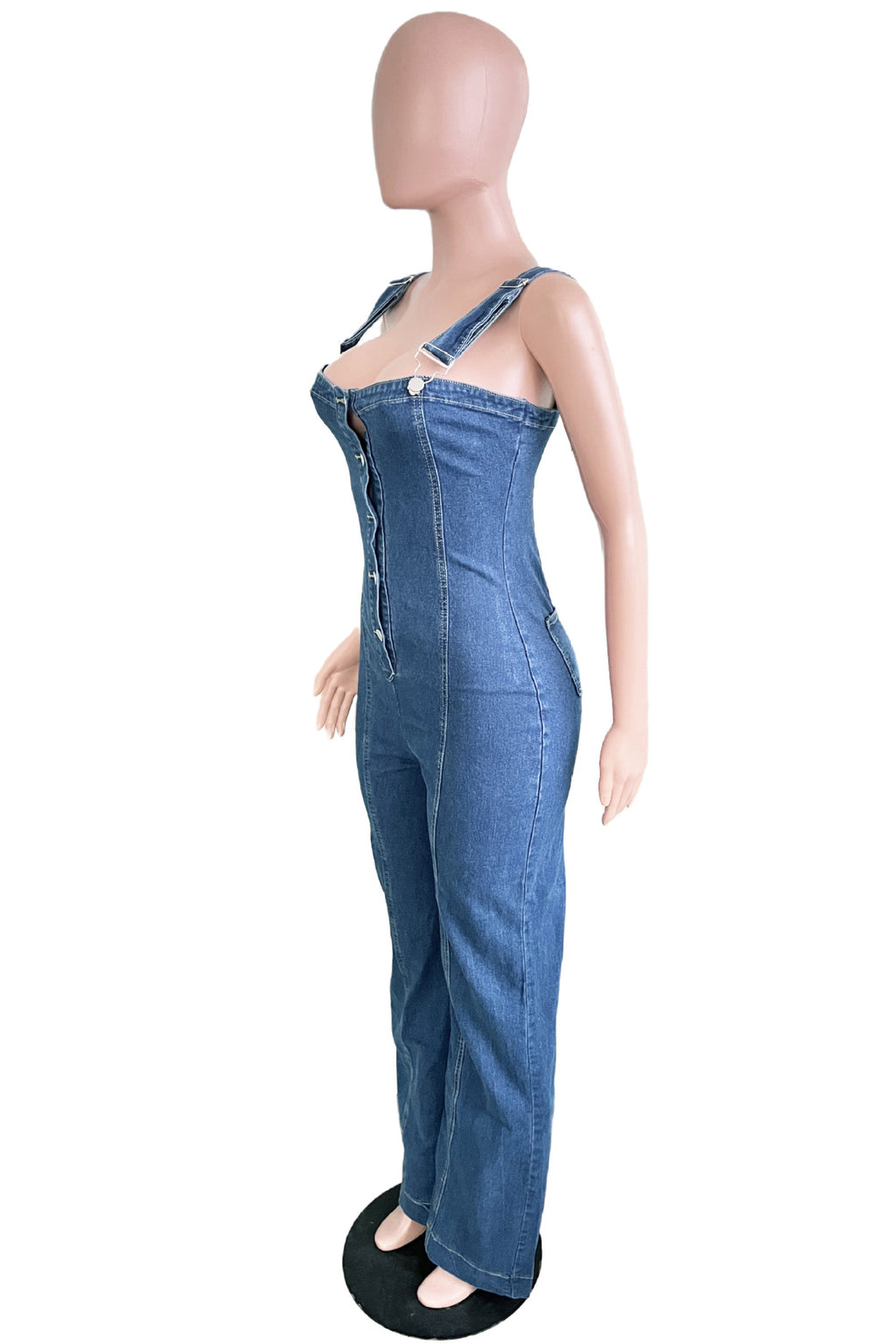 WOMEN FASHION DENIM JUMPSUIT