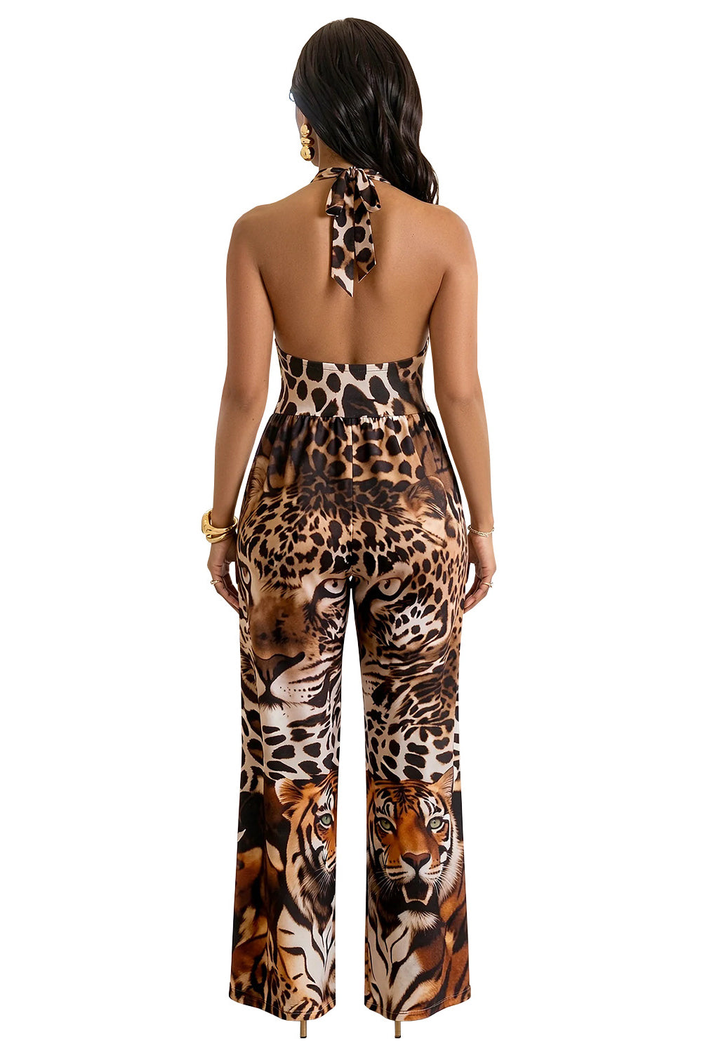 WOMEN FASHION CASUAL SLEEVELESS JUMPSUIT