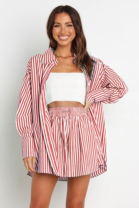 WOMEN FASHION 2PC SHIRT AND SHORT SET