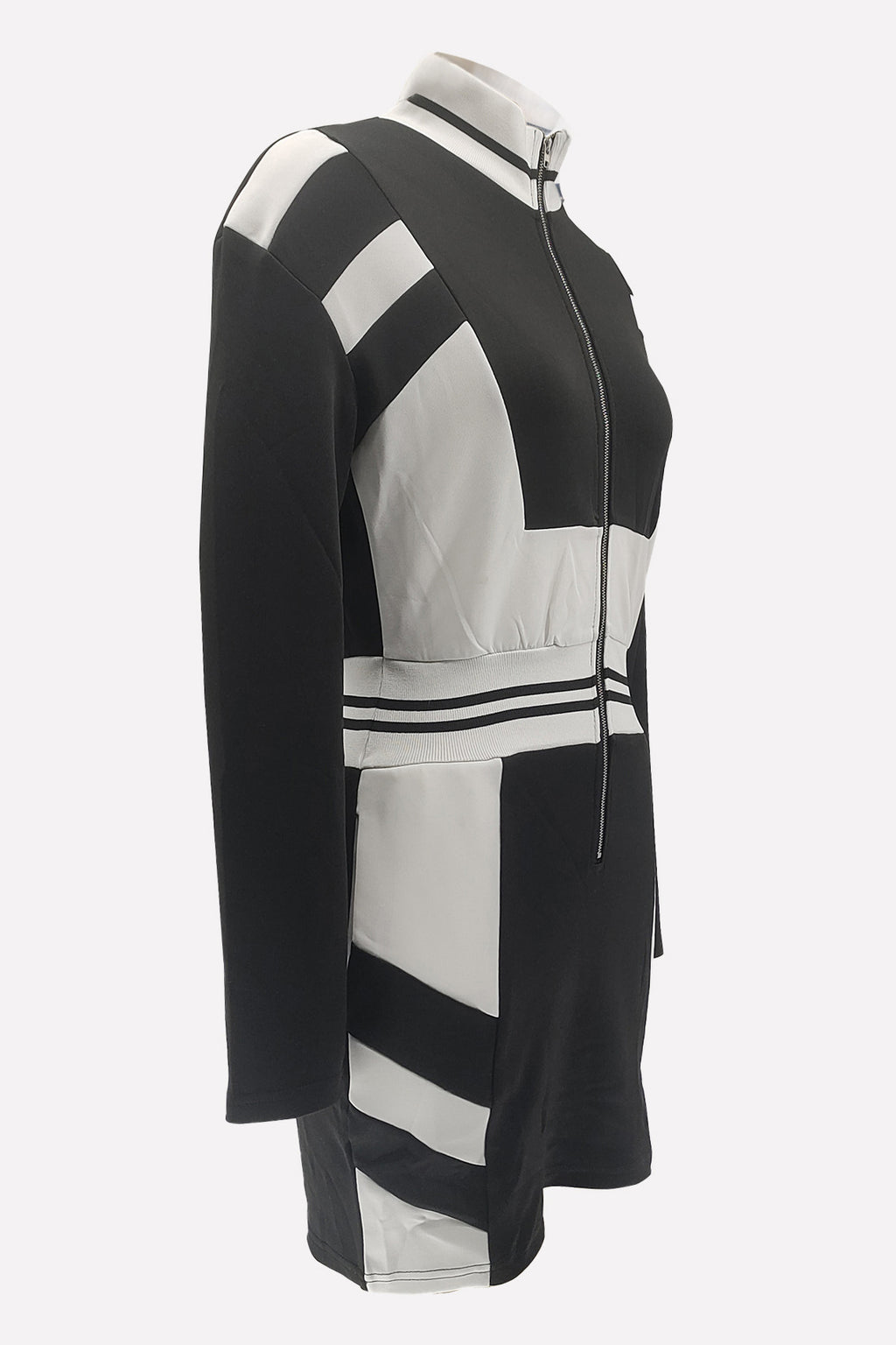 WOMEN FASHION LONG SLEEVE MIDI DRESS