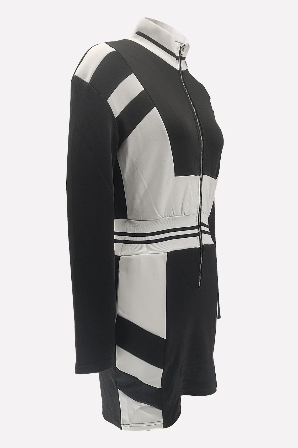WOMEN FASHION LONG SLEEVE MIDI DRESS