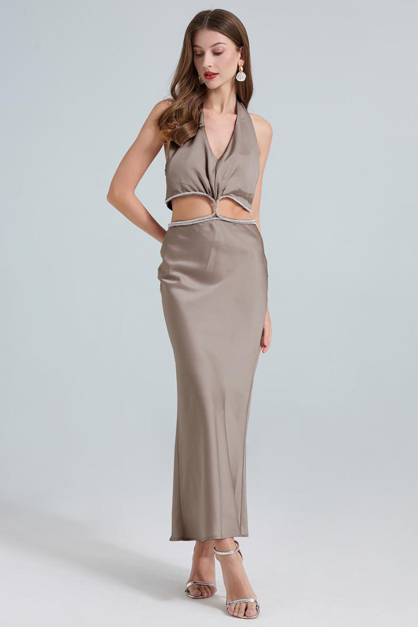WOMEN FASHION PARTY MAXI DRESS