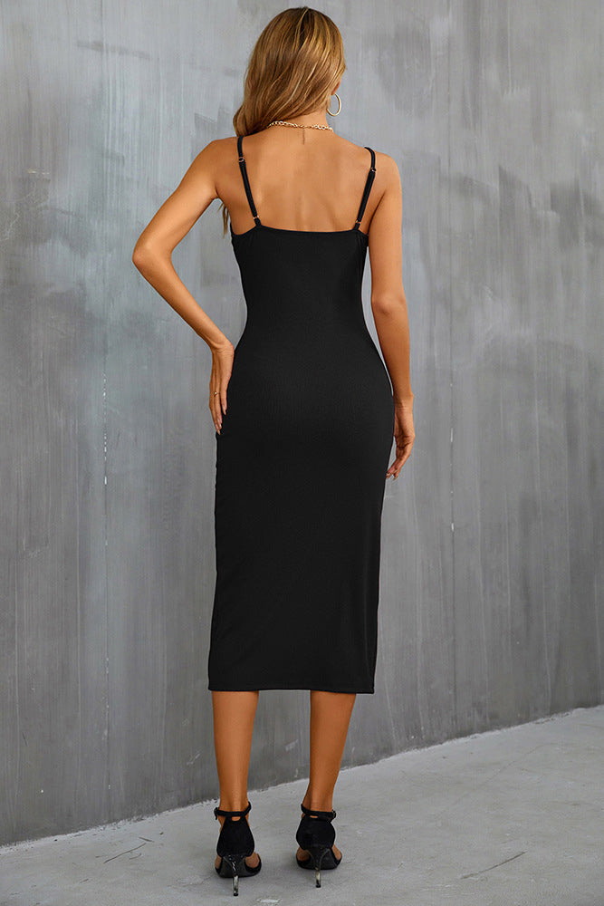 WOMEN FASHION BODY-CON MIDI DRESS