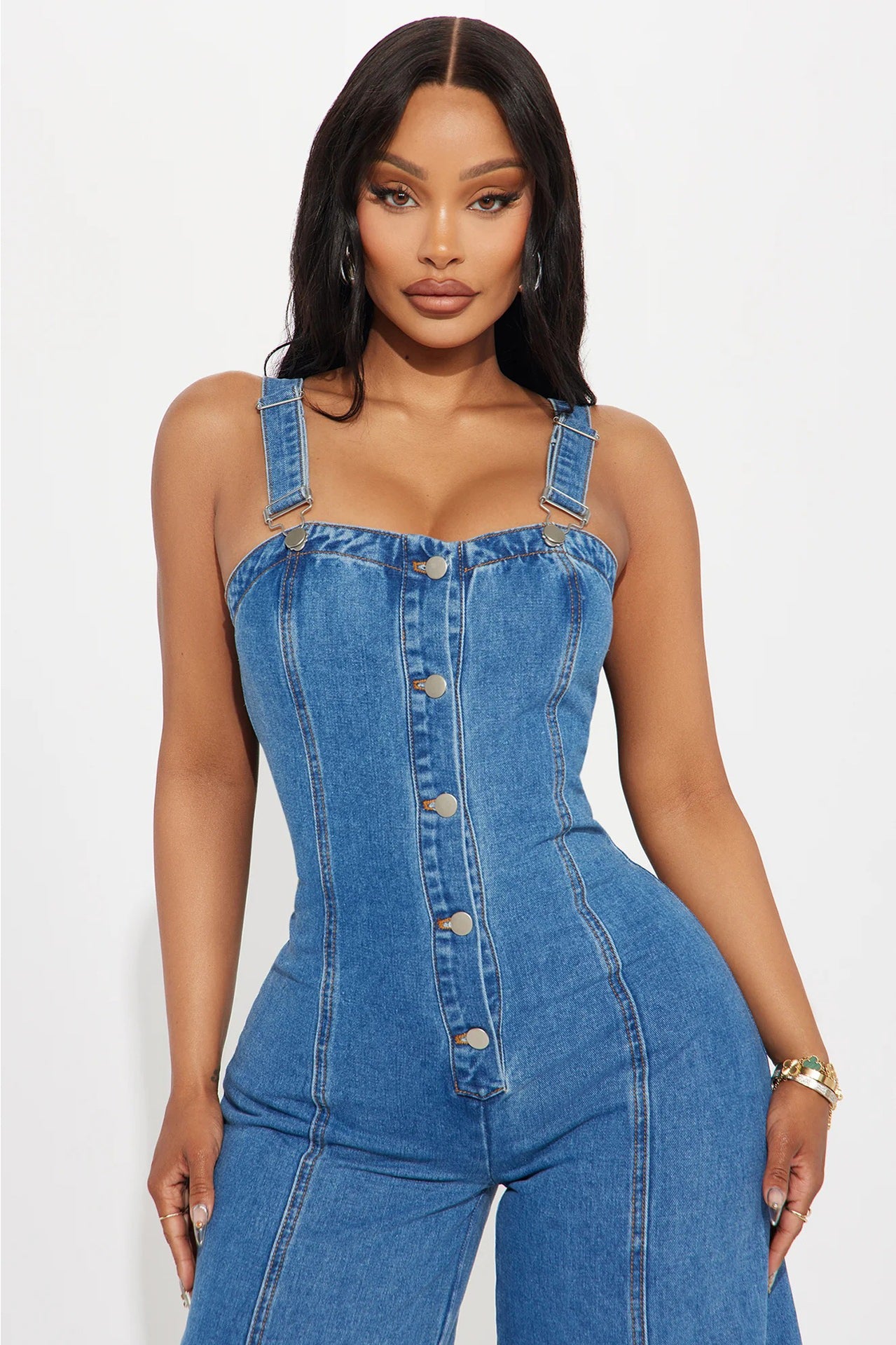 WOMEN FASHION DENIM JUMPSUIT