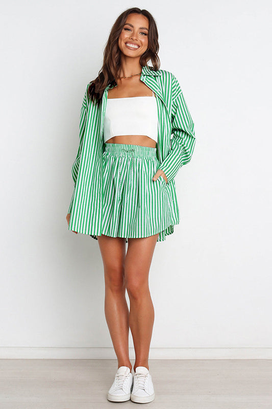 WOMEN FASHION 2PC SHIRT AND SHORT SET