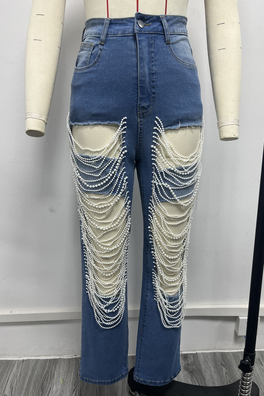WOMEN FASHION CASUAL DENIM PANTS
