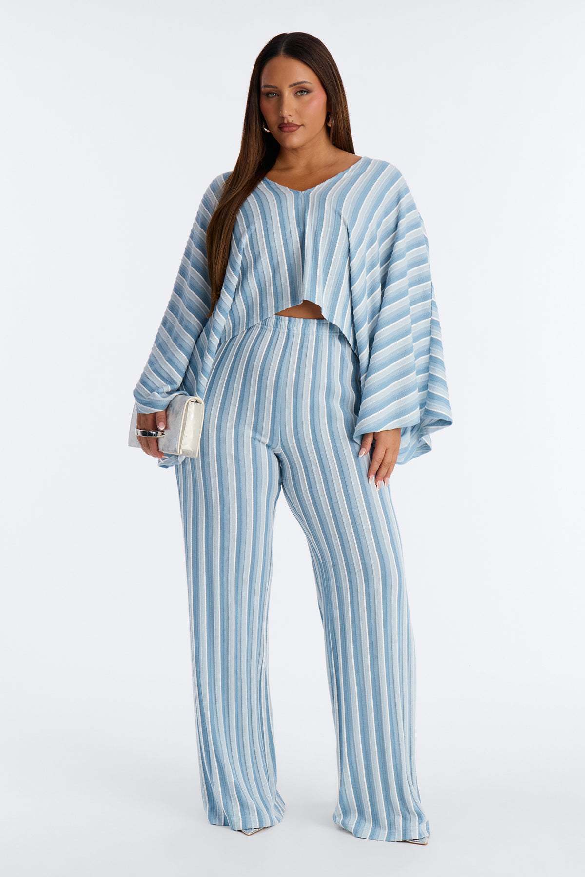 WOMEN FASHION SUMMER TWO PIECE PANT SET