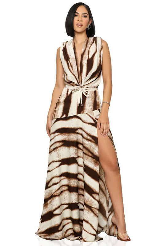WOMEN FASHION LONG MAXI CHIFFON DRESS