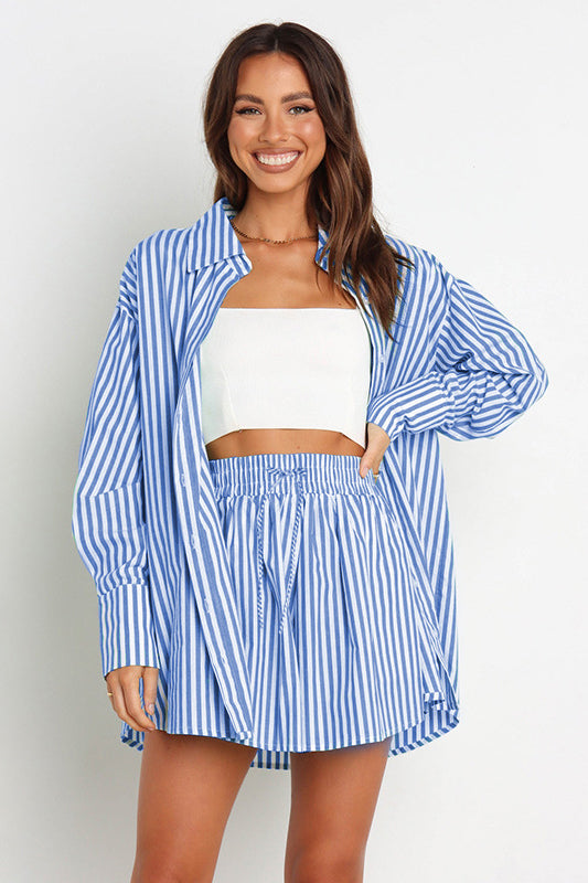WOMEN FASHION 2PC SHIRT AND SHORT SET