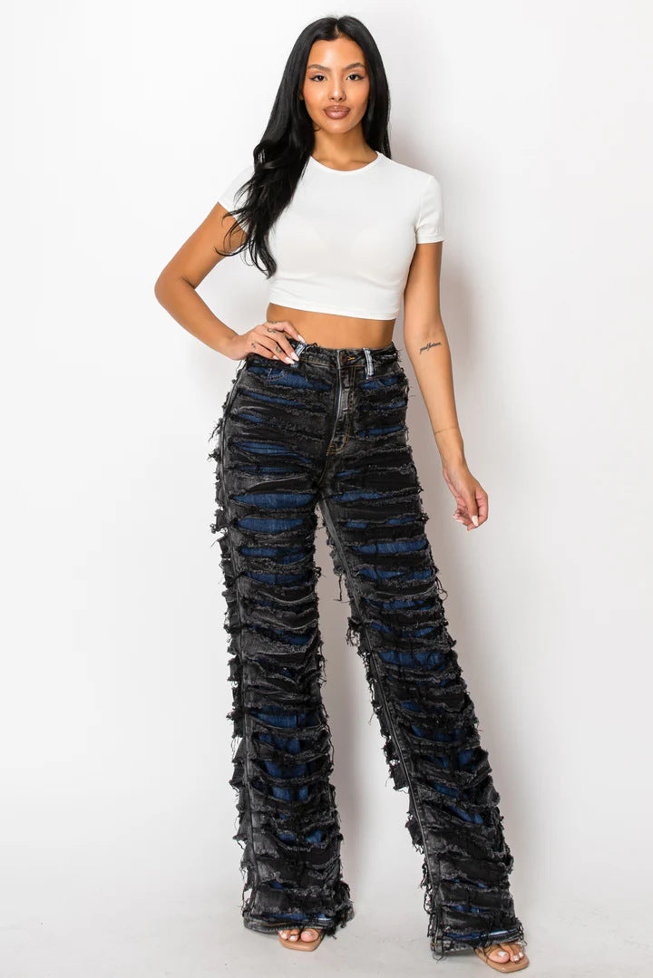 WOMEN FASHION DENIM PANTS