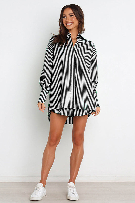 WOMEN FASHION 2PC SHIRT AND SHORT SET