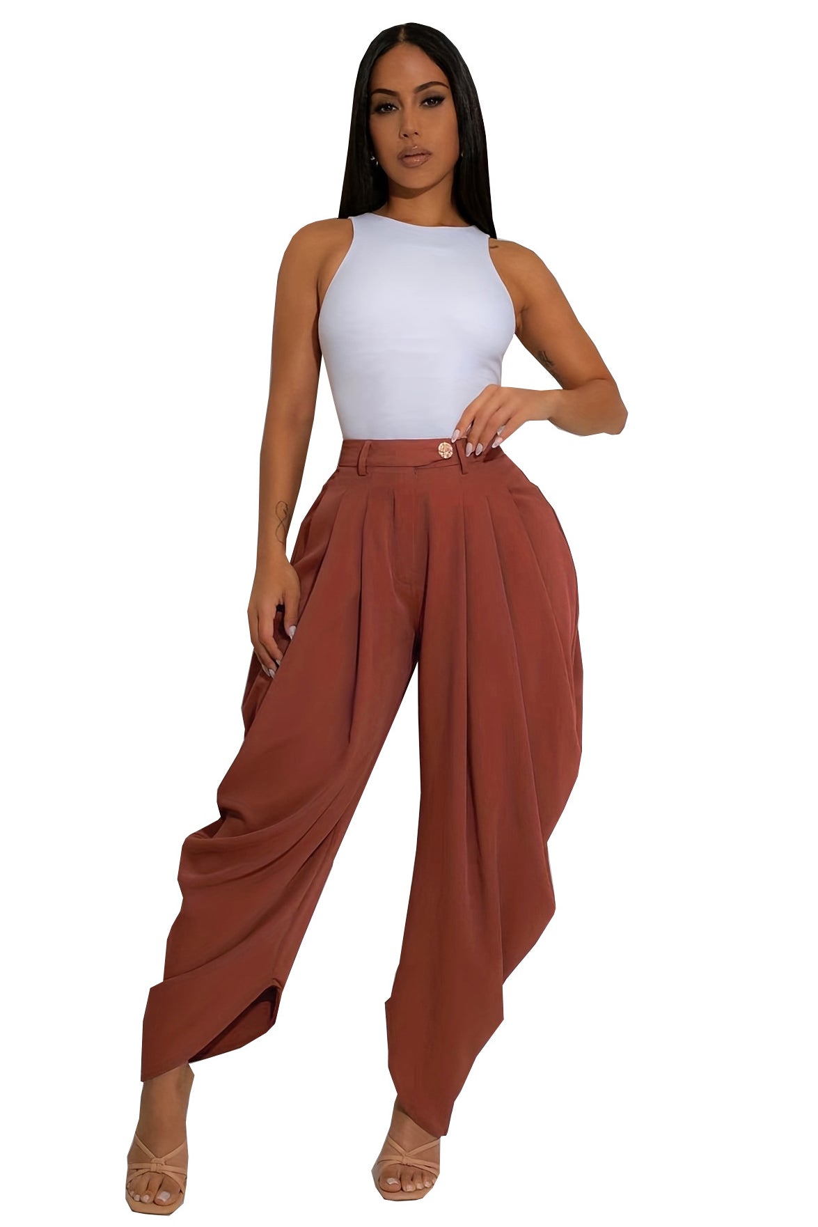 WOMEN FASHION HAREM LEG PANTS