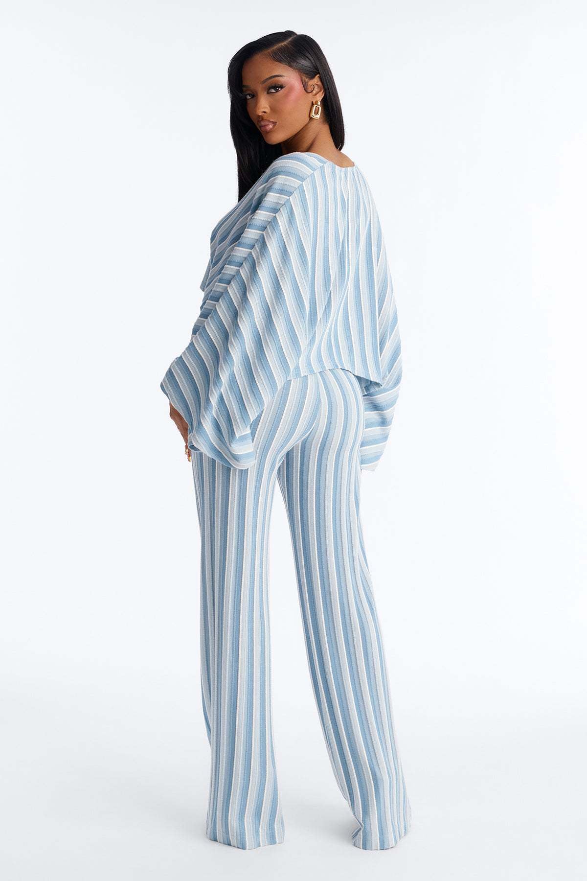 WOMEN FASHION SUMMER TWO PIECE PANT SET