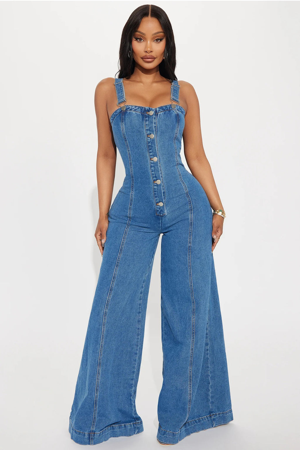 WOMEN FASHION DENIM JUMPSUIT