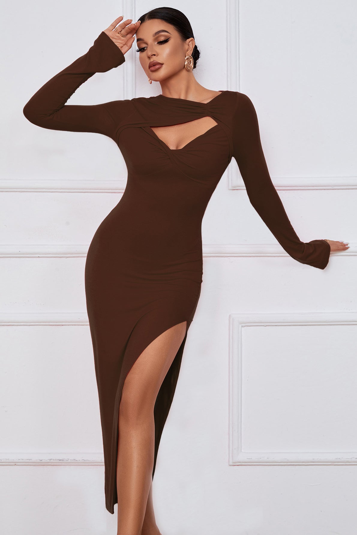 WOMEN FASHION PARTY LONG MAXI DRESS